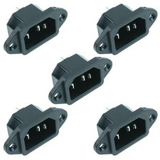 5 x C14 IEC Panel Mount Inlet