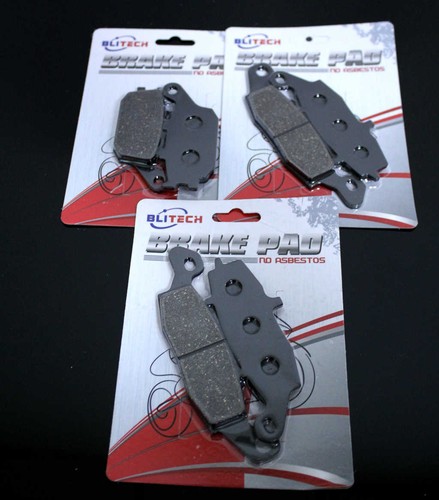 Front rear brake - pads, for
