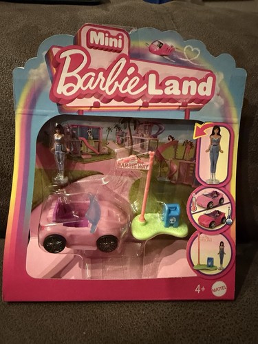 Mini barbie land playset car - barbie,