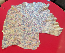 METALLIC FLORAL LEATHER