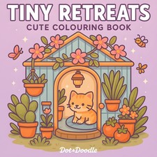 Tiny Retreats Colouring book