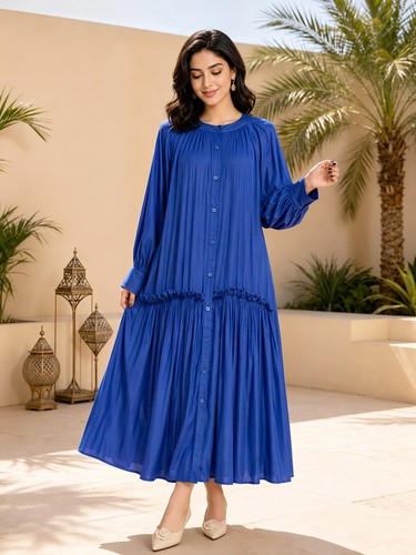 Dubai abaya women pleated - women, long