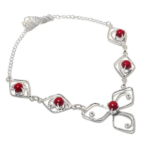 Coral gemstone handmade 925 - handmade,