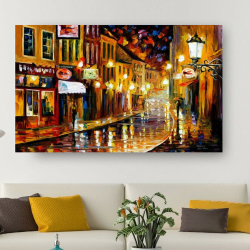 Leonid afremov lights the - afremov,