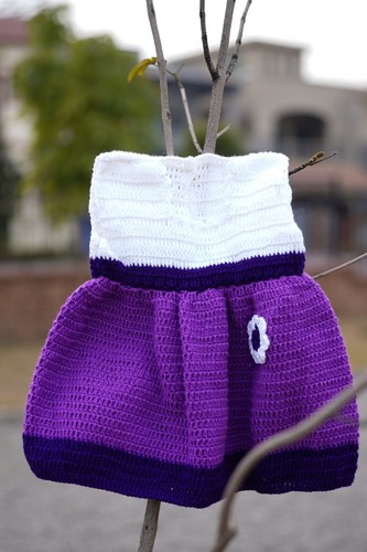 Baby crochet dress girl - dress, boy