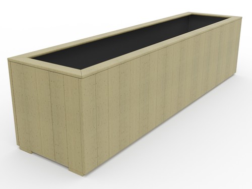 Wooden garden planter - garden,