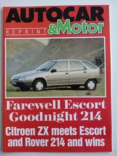 Autocar Motor Citroen ZX Aura