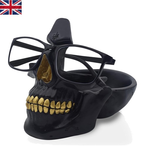 Unique resin skull eyeglass - skull,