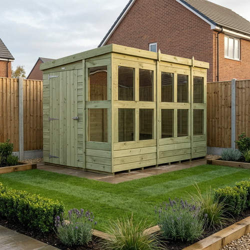 Total sheds pent potting shed - total,