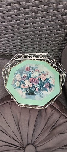Vintage floral glass - floral,