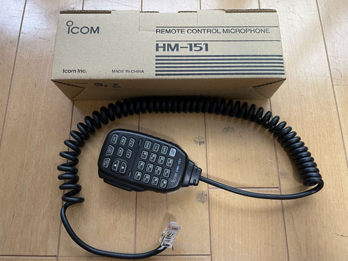 Icom 151 full keypad remote - icom, hm-151