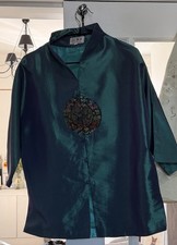 Chinese emerald green jacket - chinese,
