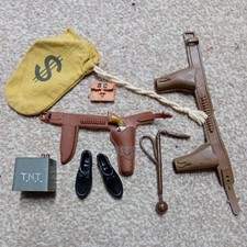 VINTAGE MARX LONE RANGER  & Johnny West WESTERN ACCESSORIES & EQUIPMENT, 1970S