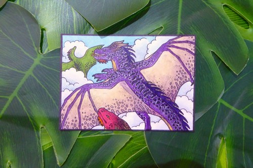 Aceo original watercolour - original,
