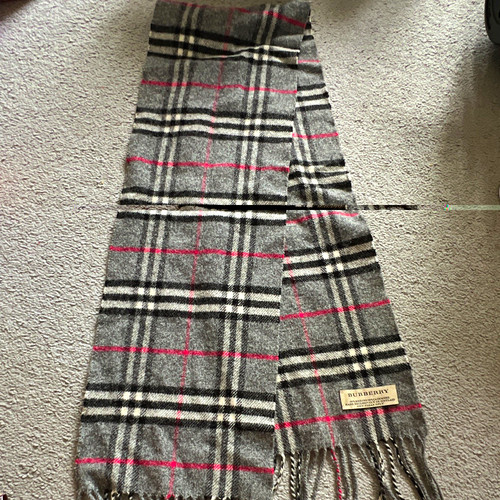Burberry grey plaid wool - grey,