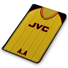 Personalised Arsenal Passport Case Football Travel ID Card Retro Holder VS03