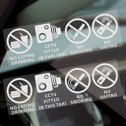 Stickers taxi no smoking - stickers,