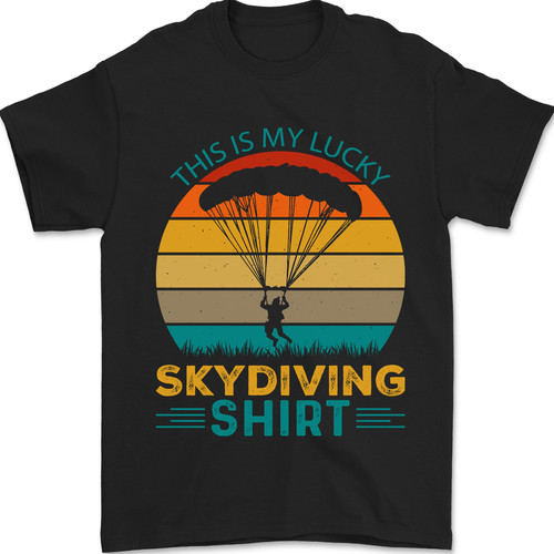 Lucky skydiving funny - lucky,