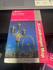 Landranger Map 177 East London Ordnance Survey -  2002 Good Condition