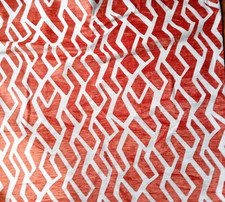 crafting fabric chenille Maasai jacquard ex showroom see details in description