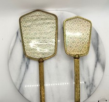 Vintage Brush and Mirror Set