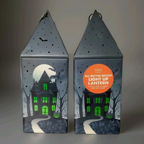 Halloween biscuit tin - biscuit,