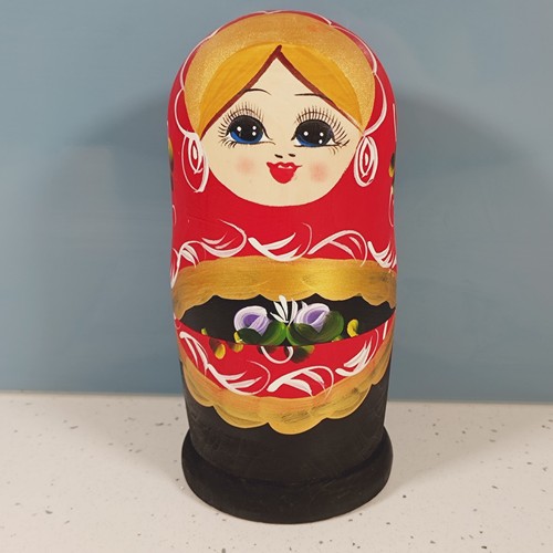 Hand painted matryoshka - painted,