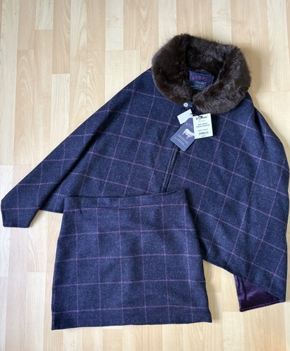Rydale tweed poncho with - rydale,