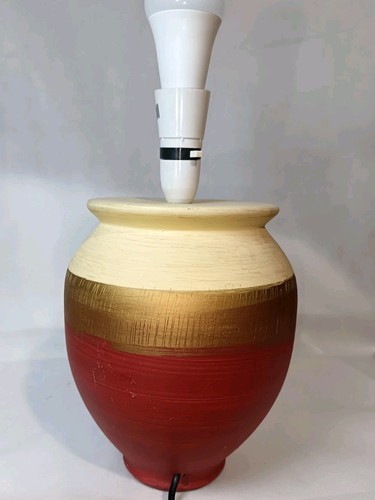Vintage red cream stoneware - vintage,