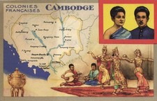 indochina, Cambodia, Map