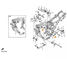 2 X YAMAHA Cover, 4BH-2219X-00 OEM XJR1300 FJR1300 FZS1000FAZER XJR1200 GTS1000