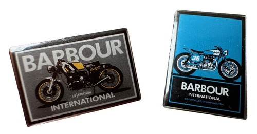 Barbour set badges - barbour,