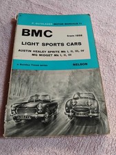 MG Midget Austin Healey Sprite 1958-67 Olyslager Owners Workshop Manual Handbook