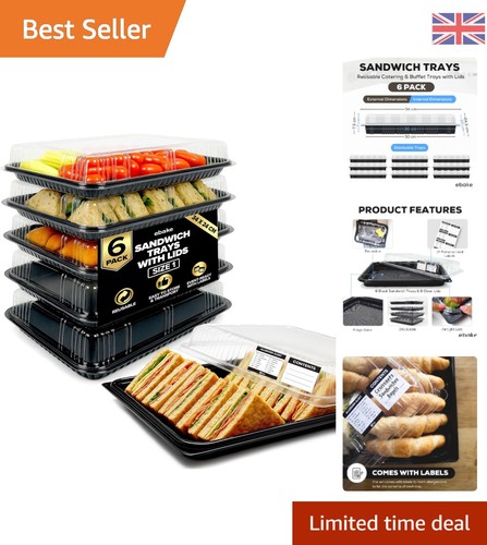 Pack reusable sandwich - 6-pack,