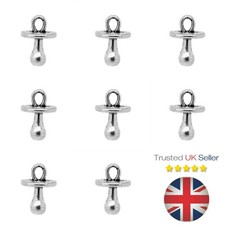 45 Pcs 13mm Tibetan Silver Baby Dummy Charms Bead Jewellery Beading Pendant H153