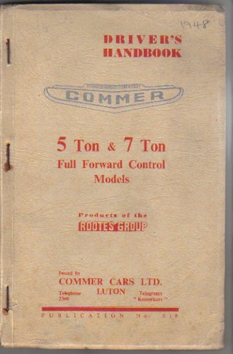Commer 7 ton forward - 5, &