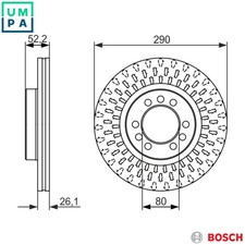 2x BRAKE DISC 0 986 479 626