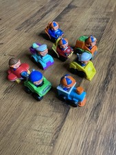 BLIPPI Set Of 8 MINI MOBLIES Car Action Figures Toys (JAZWARES/TRUCK/JEEP/VAN)