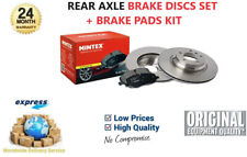 Rear BRAKE DISCS + PADS SET