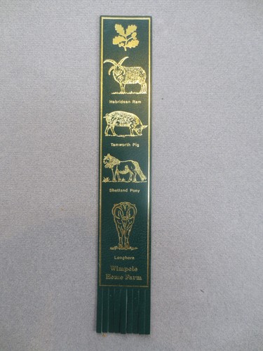 Leather bookmark wimpole - wimpole, home