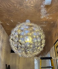 IKEA MASKROS 55cm Ceiling chandelier Light Dandelion Daisy Pendant  London sw14 