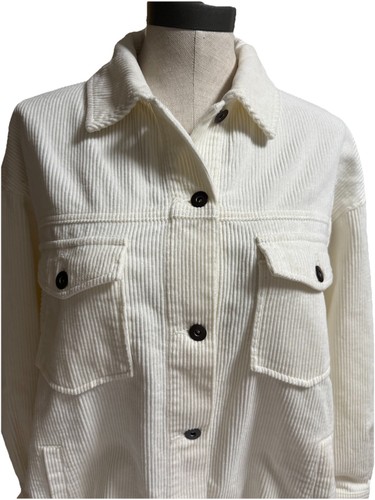 Zara ivory button collared - button-up,