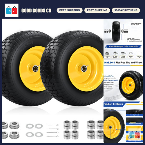 16x6 flat free - free, tires