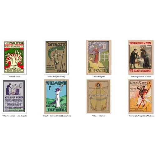 Set eight postcards - set, of