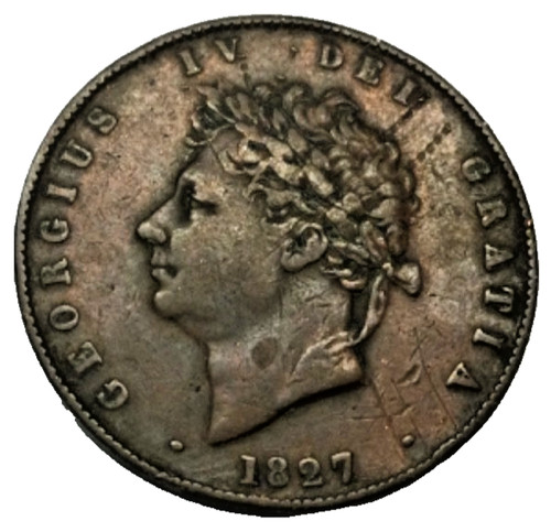 Antique george half penny - antique, iv