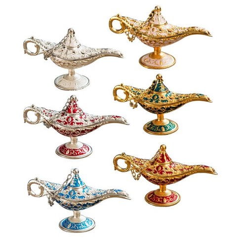 Metal genie lamp light - genie, wishing