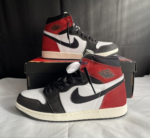 Nike air jordan black - 1, toe