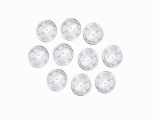 10 x Clear  Round 61mm