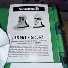 Sundstrom SR560 Head Harness, SR 561 respiratory hood with breathing tube