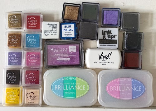 Job lot ink pads - lot,